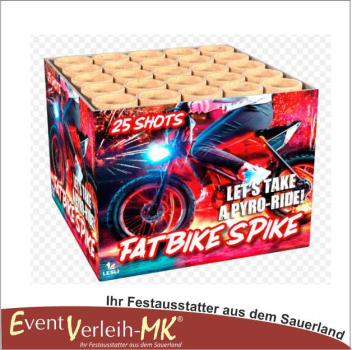 Fatbike Spike, 25 Schuss